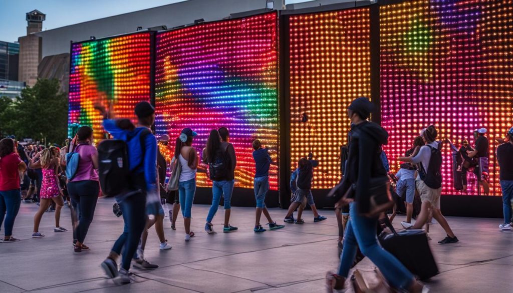 Portable LED wall in Marietta