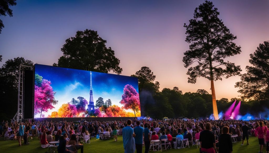 Portable LED wall in Marietta