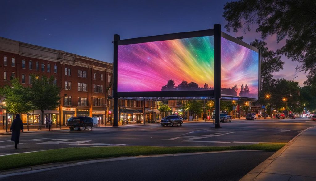 Portable LED wall in Rocky Mount