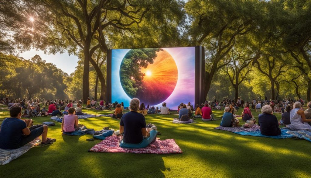 Portable LED wall in Savannah