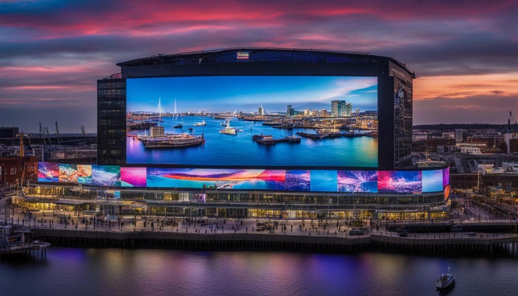 Portsmouth LED video wall