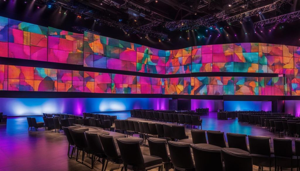 Sound & Video Solutions LED video wall installation