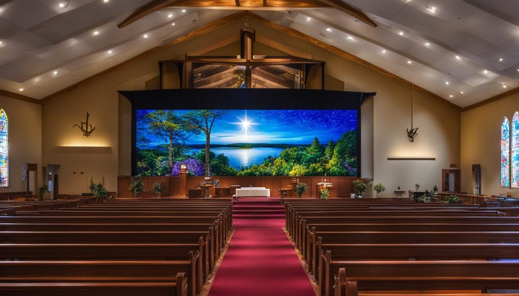 Trenton church LED display