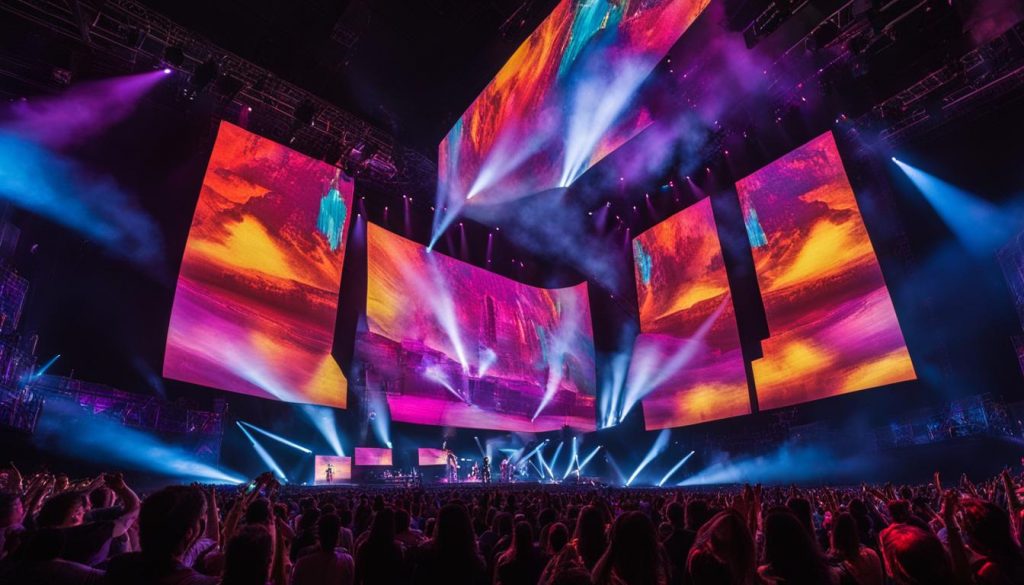 Video wall solutions for concerts