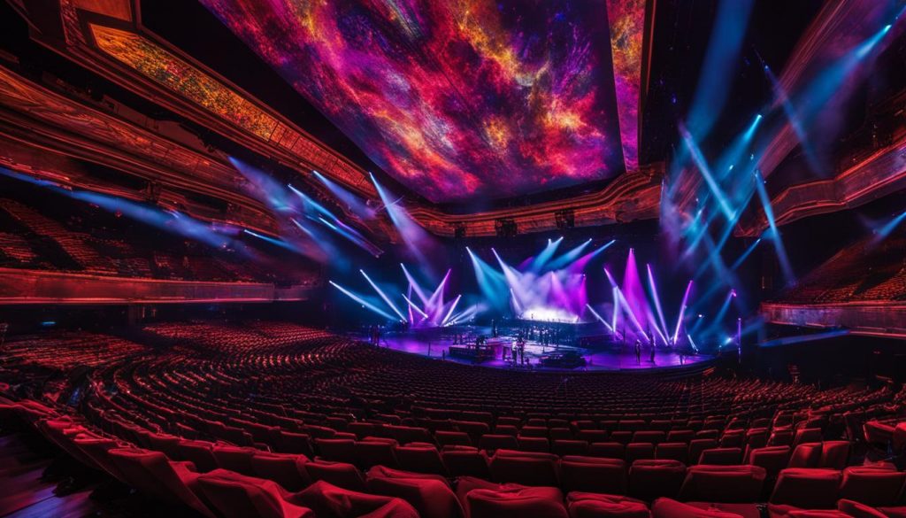 Video walls for concerts in Albany