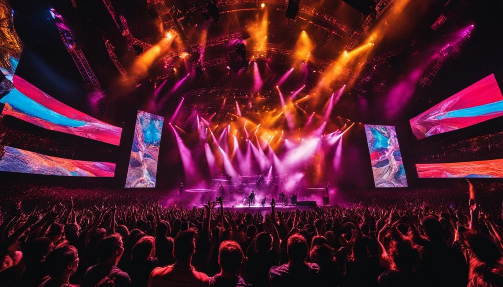 Video walls for concerts in Arvada