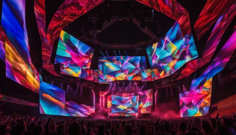 Video walls for concerts in Asheville