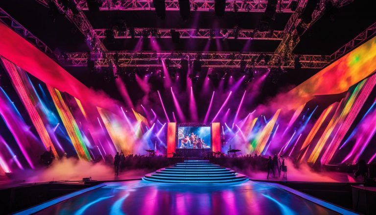 Video walls for concerts in Augusta