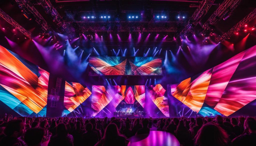 Video walls for concerts in Berwyn