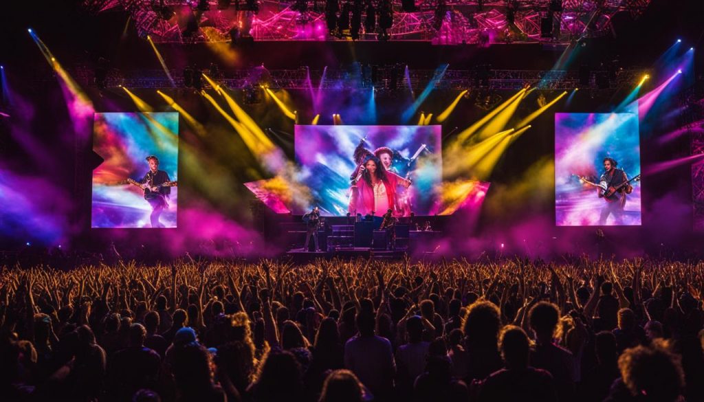 Video walls for concerts in Bessemer