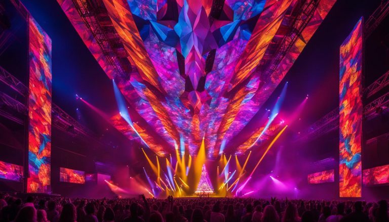 Video walls for concerts in Bloomington