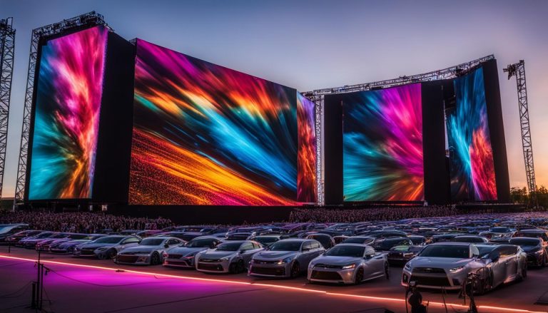 Video walls for concerts in Broomfield