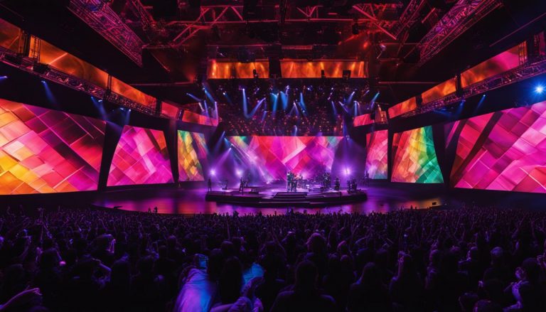 Video walls for concerts in Chesapeake