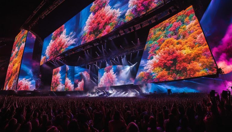 Video walls for concerts in Concord