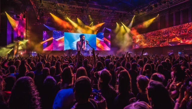 Video walls for concerts in Fredericksburg