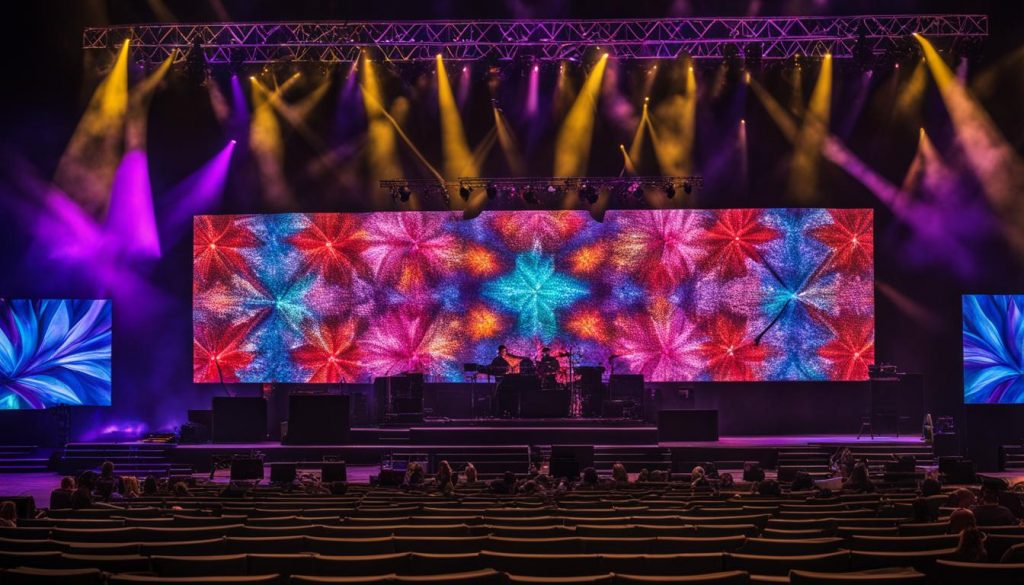 Video walls for concerts in Gastonia