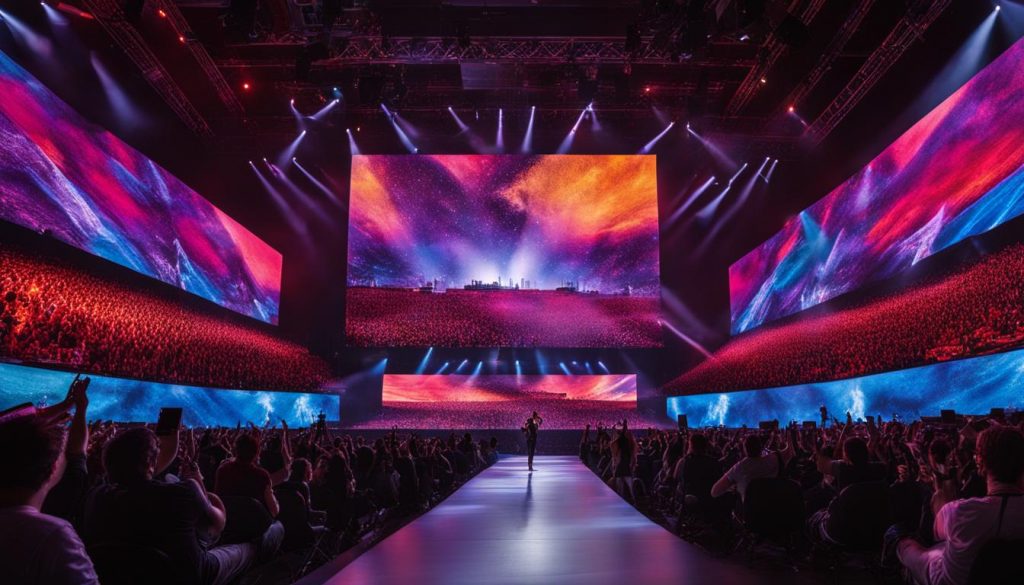 Video walls for concerts in Grand Junction