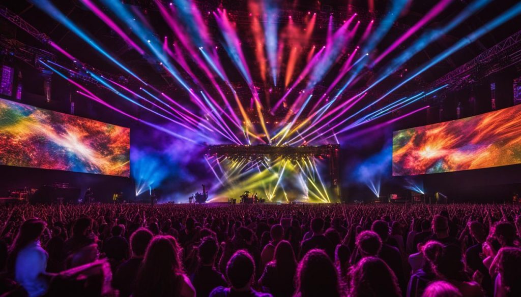 Video walls for concerts in Greeley