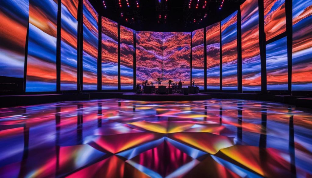 Video walls for concerts in Greensboro