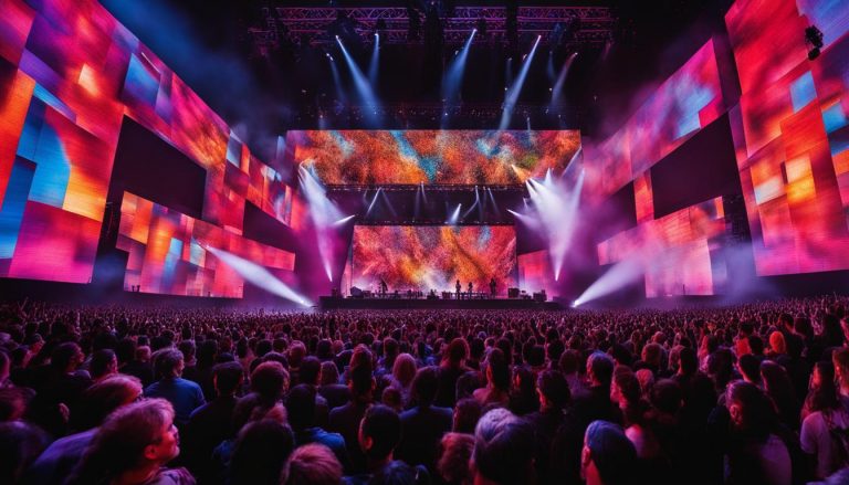 Video walls for concerts in Harrisonburg