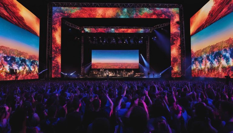 Video walls for concerts in Herndon