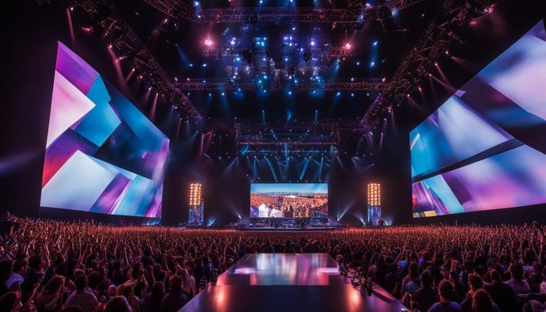 Video walls for concerts in Huntersville