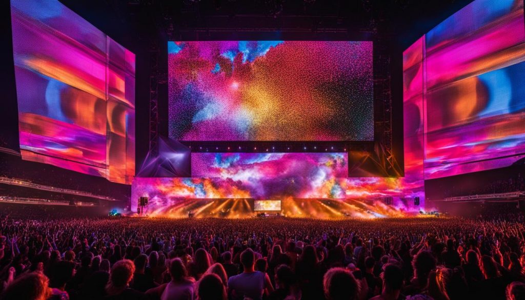 Video walls for concerts in Jacksonville