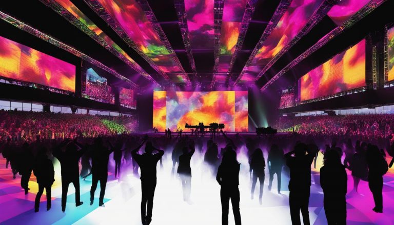 Video walls for concerts in Jersey City