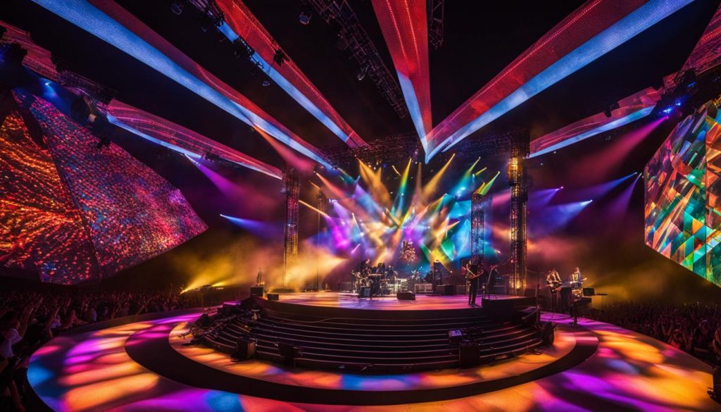 Video walls for concerts in Johns Creek