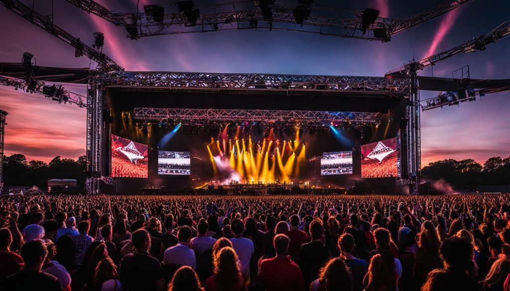 Video walls for concerts in Jonesboro