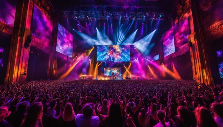 Video walls for concerts in Lawrence