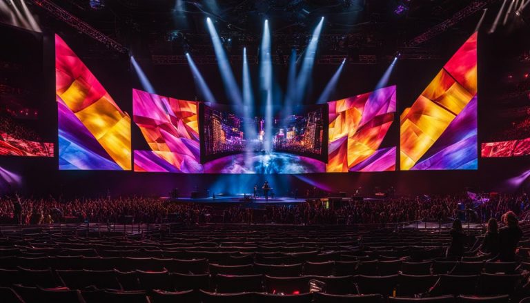 Video walls for concerts in Lynn