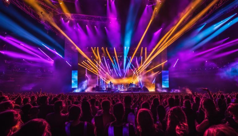 Video walls for concerts in Macon