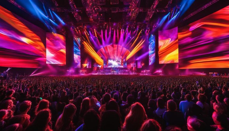 Video walls for concerts in Medford