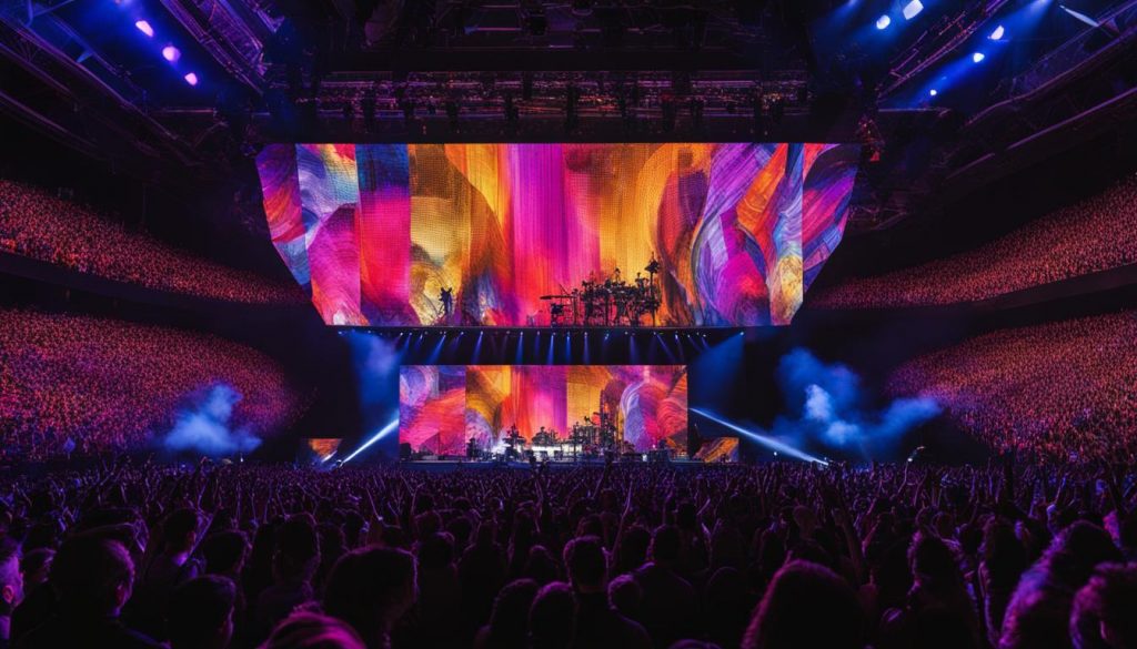 Video walls for concerts in Moline