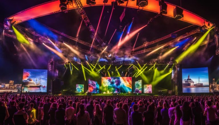 Video walls for concerts in Portsmouth