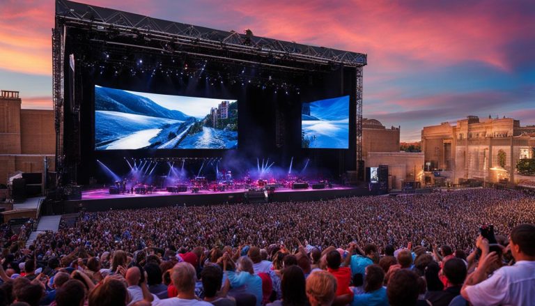 Video walls for concerts in Pueblo