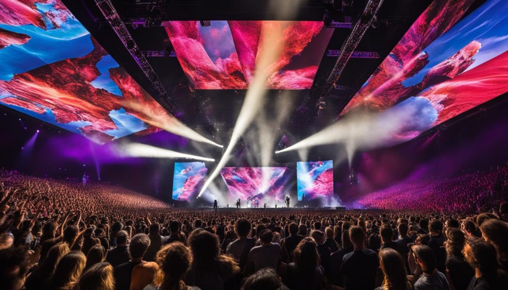 Video walls for concerts in Richmond