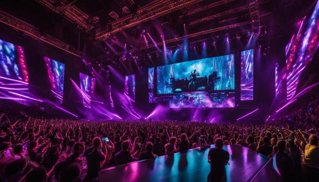 Video walls for concerts in Sherwood