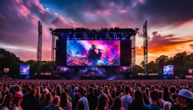 Video walls for concerts in Taunton