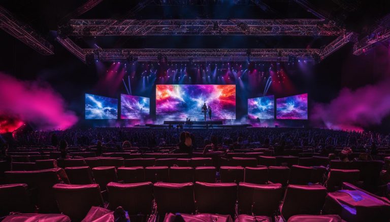 Video walls for concerts in Waltham