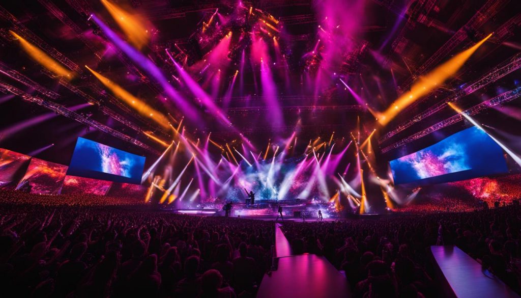 Video walls for concerts in Warner Robins