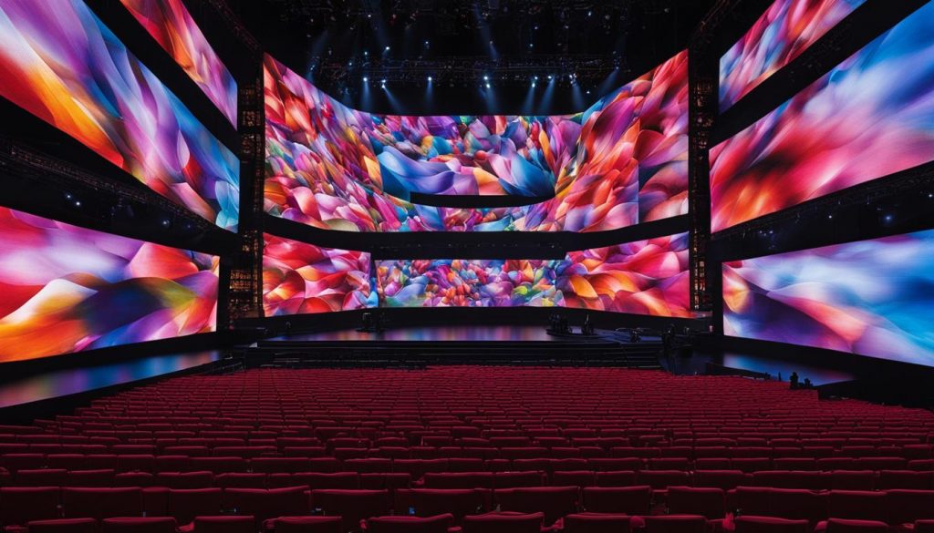 Video walls for concerts in Westminster