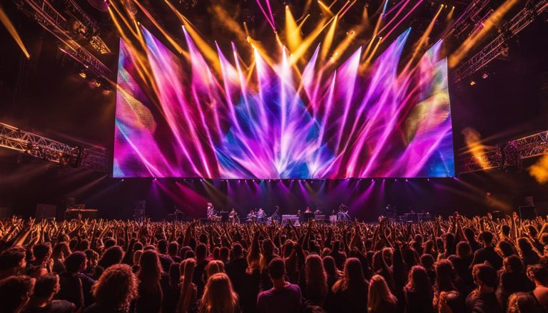 Video walls for concerts in Winchester