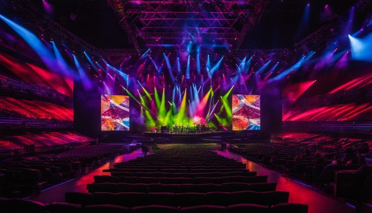 Video walls for concerts in Worcester