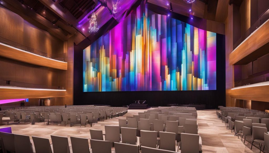 Video walls for worship