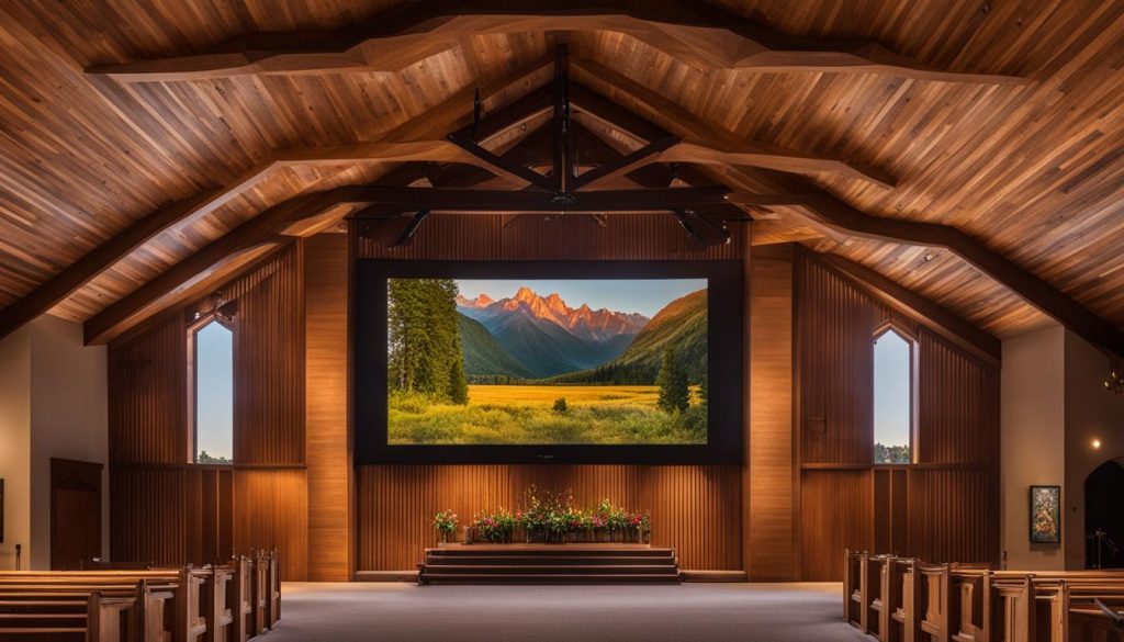 affordable LED screen for church