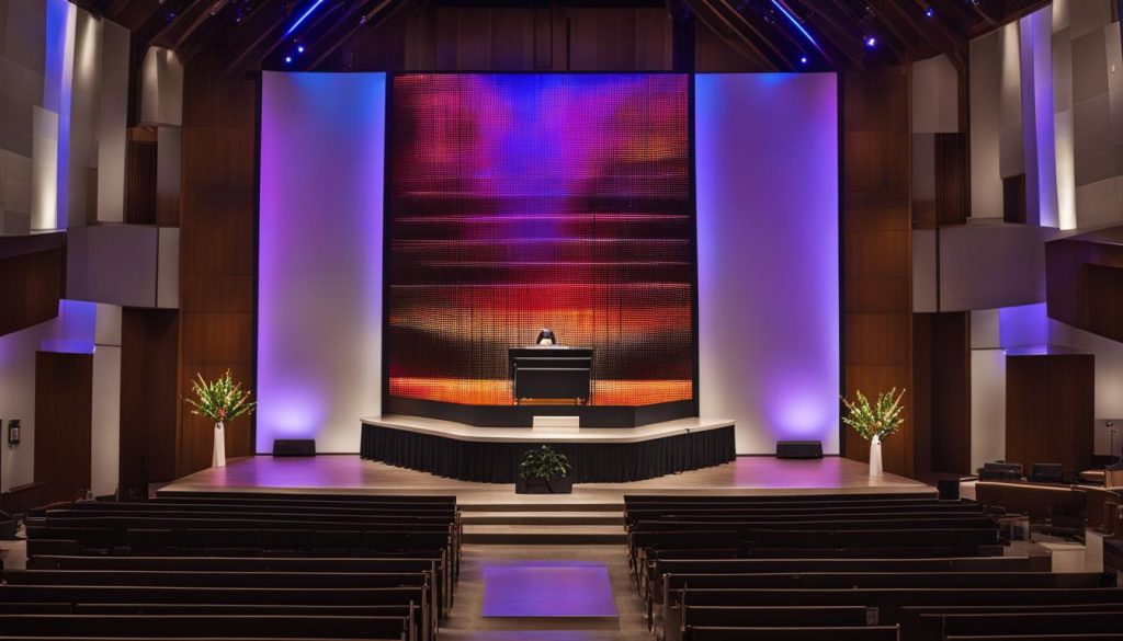 best LED screen for church