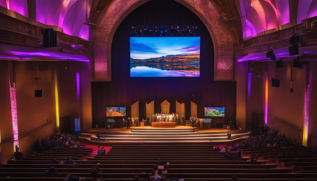 church LED screen