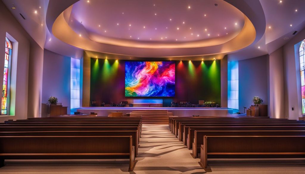 church LED screen